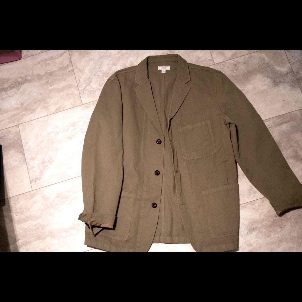 Men’s green jacket